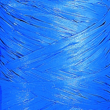 Rollo rafia polipropileno azul 15mm x 200m