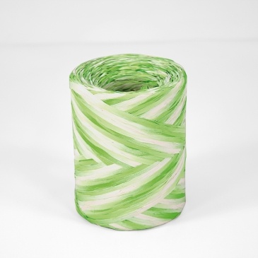 Rollo rafia polipropileno multicolor verde 15mm x 200m